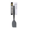 Sabatier Nylon Spatula with Silicone Head, 12-Inch, Black/Gray