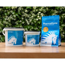 PharmaHorse Biotin+ | Skin | Nervous System | Energy Metabolism and Energy Metabolism | No Added Sugar | 3000 g