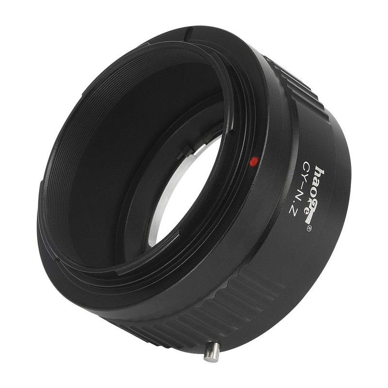 Haoge Manual Lens Mount Adapter for Contax/Yashica C/Y CY Mount