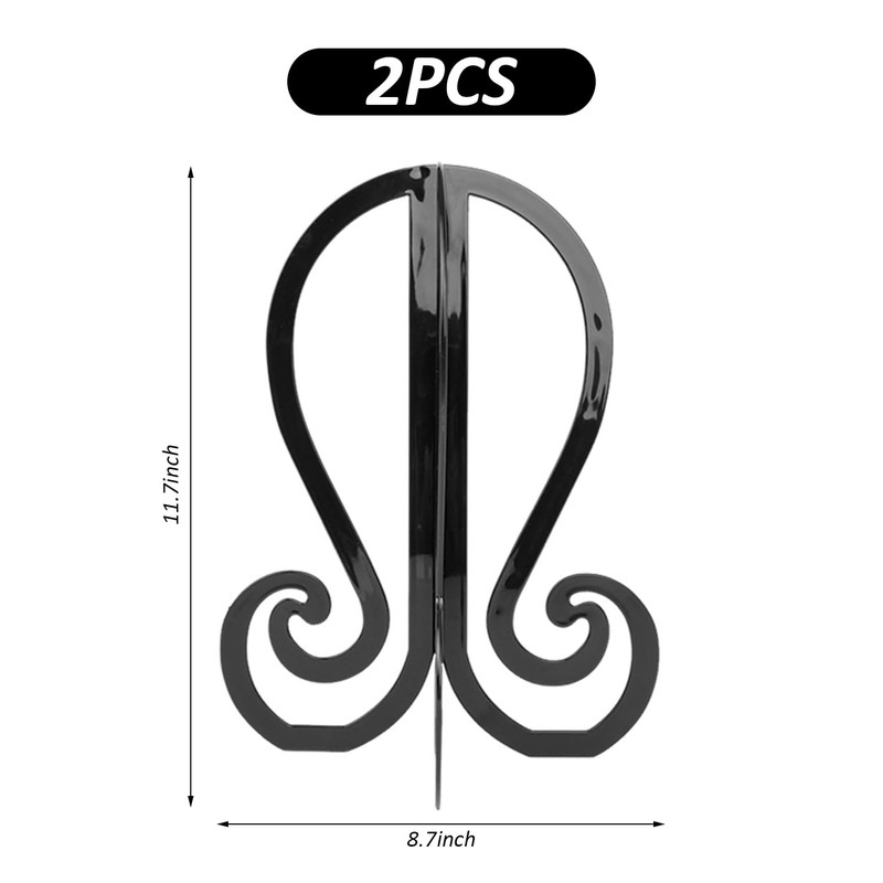 2 Pieces Wig Bracket, Wig Accessories, Floral Support Bracket, Portable