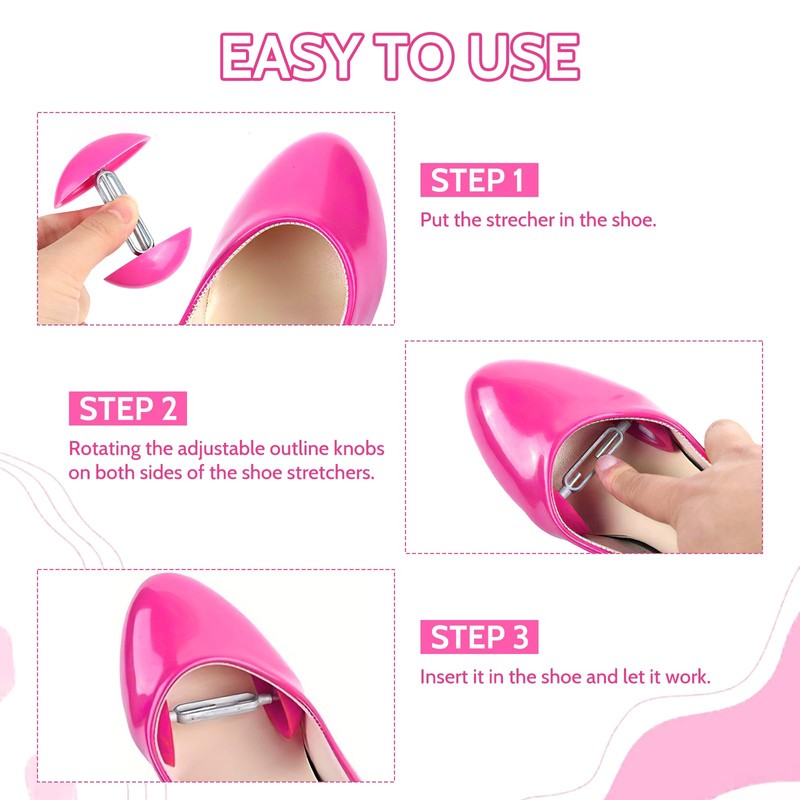ROTKUSZ 4 pieces adjustable shoe stretcher, shoe width shoe stretcher,