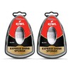 Desirou's kiwi express shoe shiner Sponge BLACK Pack of 2.