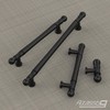 Alzassbg 10 Pack Matte Black Cabinet Pulls,5 Inch(128mm) Hole Center