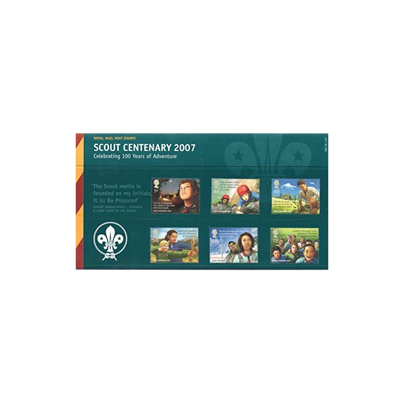 2007 Scouting Stamps in Presentation pack