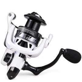 Sougayilang Fishing Reel, Ultralight Spinning Reel with Aluminum Spool, 5.2:1 High Speed Spinning Fishing Reel for Freshwater-White 3000