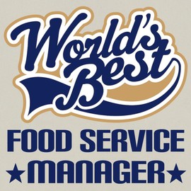 CafePress Food Service Manager Wb Navytan 01 Canvas Tote Top Zipper Closure