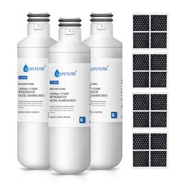 Lifefilter ADQ747935 Replacement for LT1000P, LT1000P/PC/PCS, LT-1000PC, MDJ64844601, Kenm0re Elite 469980, 9980, LMXS28626S, LFXS26973S, LMXC23796S, LFXS26973D，ADQ74793501, ADQ74793502 and LT120F Air Filter, Pack of 3