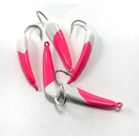 KTGCOZS Pack of 10 Pompano Fishing Jig Head Surf Fishing Jigs Bluefish Mackerel Trout (1/2oz 14g 10pcs)