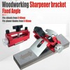 Fixed Angle Knife Sharpener Adjustable Sharpening Stone Holder Jig for