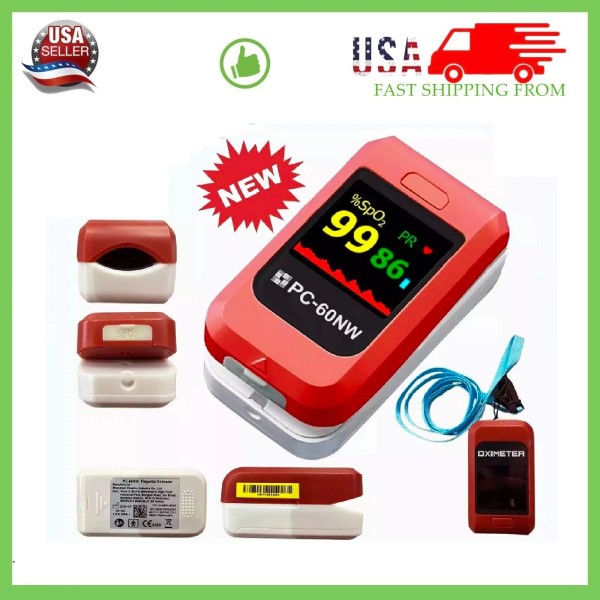 Oximeter Pulse Fingertip SpO2 Heart Rate Monitor Blood Oxygen Saturation