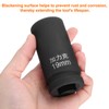 sourcing map 4 Point Square Socket 3/4" Drive by 19mm