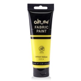 Colorful Permanent Fabric Paint for Furniture, 4 oz (120 ml) Fabric Paint for Clothes, Soft Rich Pigment Non-Toxic Textile Paint for Fabric DIY Crafts T-shirts Shoes Jeans DIY for Adult