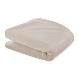 Totsy Baby Side Sleeper Velvet Pillow Cover, 40 x 145 cm, Cushion Cover for Oblong Pillows, Beige