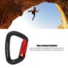 Auto Locking Rock Climbing Carabiner D Shaped Carabiner Yoga Hammock