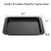 Jucoan 4 Pack Small Baking Sheet Cookie Sheet For Toster