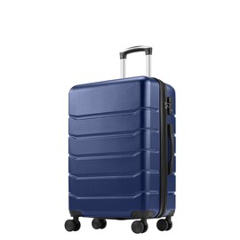 OLIXIS Carry On Hardside Luggage with Spinner Wheels Expandable TSA Lock Hard Shell Lightweight Suitcase, Blue, 21 INCH