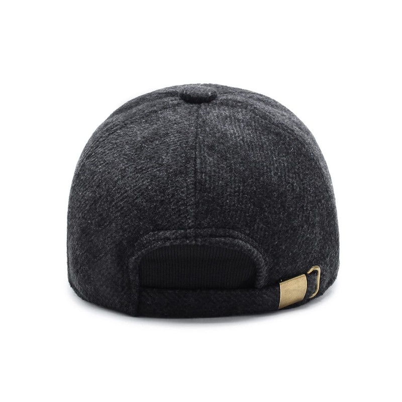 Clape Unisex Winter Caps Baseball Cap Hat with Foldable Earflap