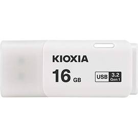 16GB USB Memory USB Memory USB 3.2 Gen1 KIOXIA KIOXIA TransMemory U301 Cap Type White International Retail LU301W016GG4