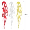 8Pcs 4 Colors Flame Car Stickers Flame Reflective Sticker Car