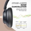 BERIBES Upgraded Hybrid Active Noise Cancelling Headphones with Transparent Modes,70H