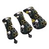 BORDSTRACT 3PCS Golf Head Cover, Trefoil Pattern PU Leather Golf