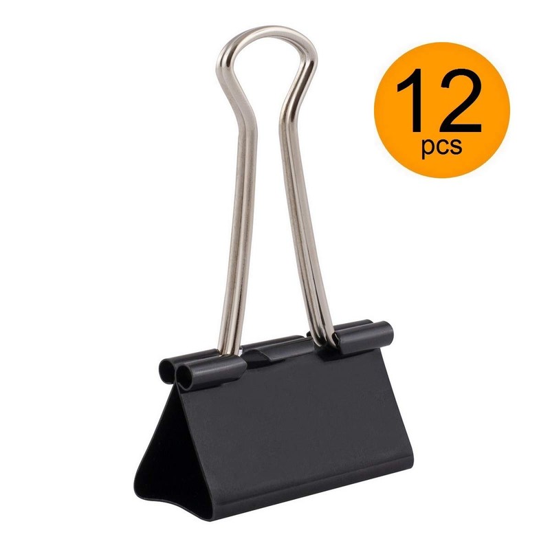 D.RECT Pack of 12 Document Clips | 41mm | Box