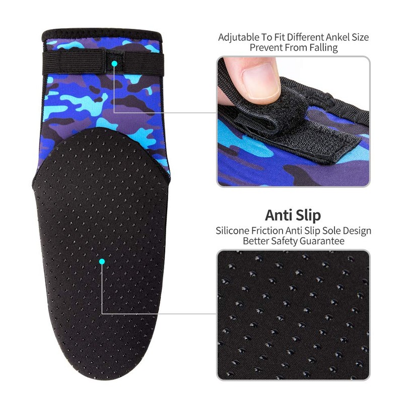 COPOZZ Diving Socks 3mm Neoprene Beach Water Socks-Anti Slip for