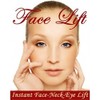 NEW INSTANT FACELIFT AND NECKLIFT FACE NECK LIFT KIT TAPES ANTI AGEING STRIPS (Dark Hair)