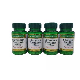 Nature’s Bounty Nature's Bounty Mega Chromium Picolinate 800 mcg Tablets 50 Count 4-Pack