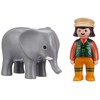 PLAYMOBIL 9381 Tierpflegerin mit Elefant