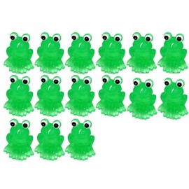 RETROGOO Luminous Mini Frogs Glow in The Dark Miniature Figurines Mini Landscape Decoration Frog Fairy Garden DIY Miniatures B