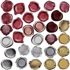 ANCIRS 135pcs Adhesive Seal Stickers, Decorative Stamp Envelope Backing Stickers for Diary Craft Scrapbook DIY Gift, Students