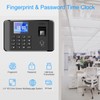 Intelligent Biometric Fingerprint Password Attendance Machine Time Clock Employee Checking-in