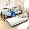 DWVO Twin Daybed with Trundle, Twin Size Day Bed Frame
