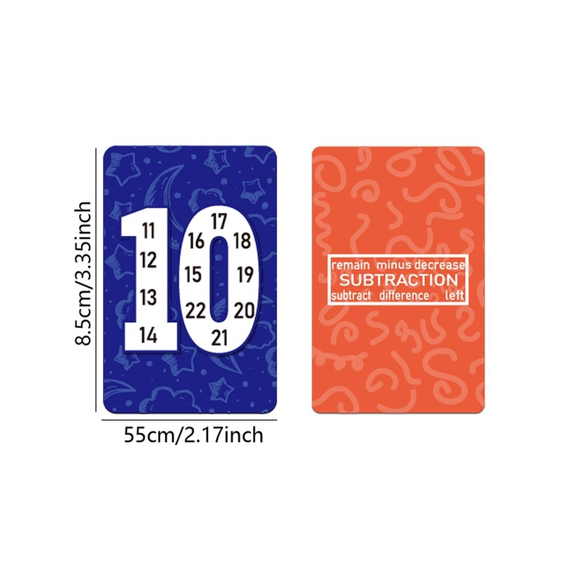 Multiplication,Multiplication Table Fact Cards Board Game for Math Learning |