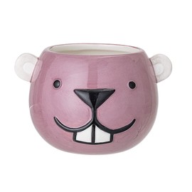 Bloomingville Pink Dolomite Ceramic Flower Pot