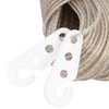 Luxshiny Travel Clothesline Portable Clothesline PVC Coated Clothesline Laundry Line