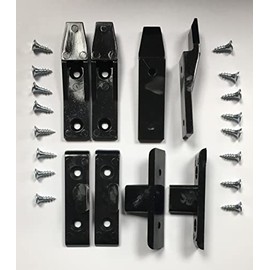 Keku Drop On/Hook On Push in Suspension Plinth Fasteners Fittings Press Fit Panel Clips x4