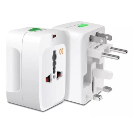 Naymon Adaptador Convertidor Clavija Corriente Universal Viaje