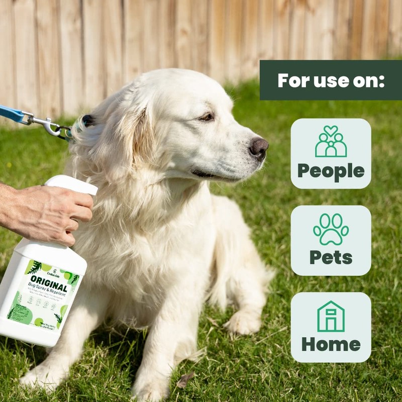 Cedarcide Original Bug Spray | Repel & Kill Fleas, Ticks,