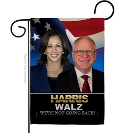 President Harris Walz 2024 Flag Wall Hanging Decor Home Room Tapestry Indoor Garden Poster Patio President 47 Yard Sign Outdoor Patriotic Decorations Democrat Gift Made In USA