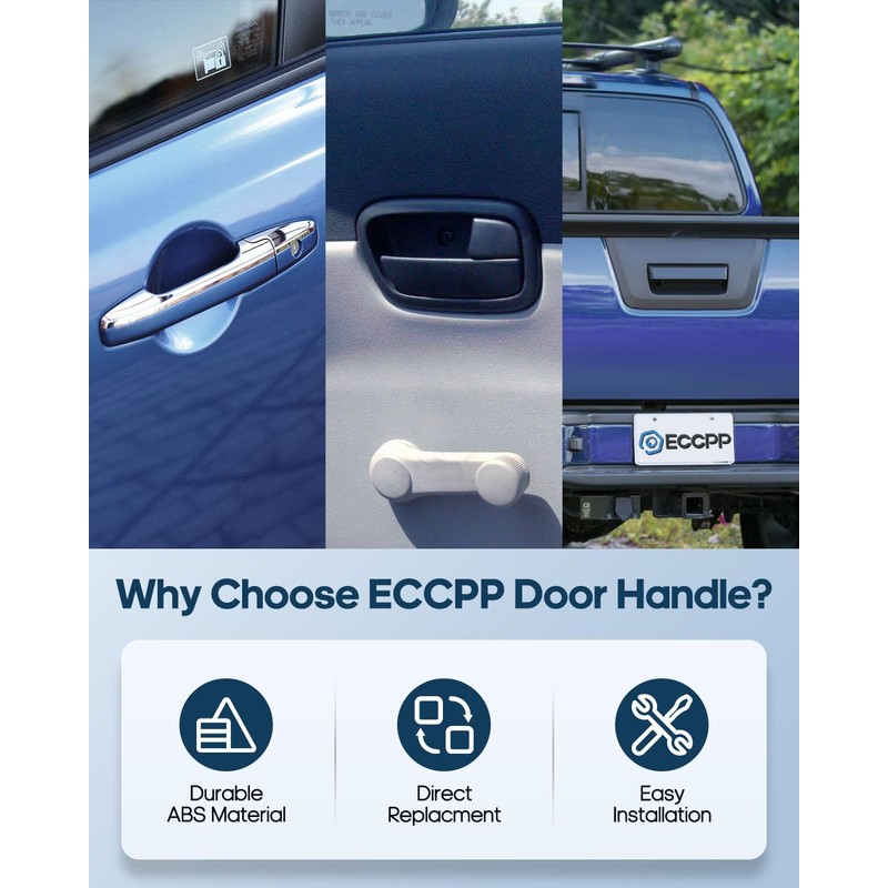 ECCPP Interior Door Handle 2000-2006 for Toyota for Tundra Inner
