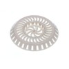 Sink Shower Drain Valve Trap White Plastic 80 mm 36 mm Widest Centre Pack of 6