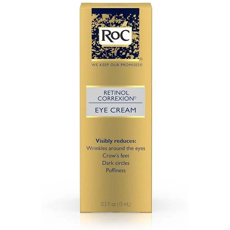 Crema Ojos RoC Retinol Correxion Antiarrugas DíaNoche 15mL Hipoalergénica