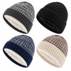 Unisex Winter Knit Beanie for Men & Women – Warm