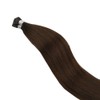 Ugeat 14inch Straight Hair Extensions Pre Bonded #4 Dark Brown