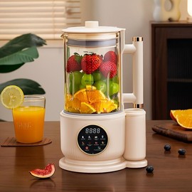 Multifunctional Electric Juicer for Fall, 1.5L Variable Speed Juicer, Bass Soybean Milk Machine, Rice Paste Machine, Juicer Jam Mixer, Household Blender for Home Kitchen, Kitchen Appliances