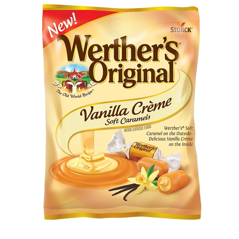Werther's Original Vanilla Creme Soft Caramels, 4.51 Oz Pack of