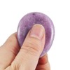 Ladeukoi Crystal Thumb Worry Stone, Hand Carved Healing Crystal Tear