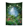 CORFOTO Fabric 6x8ft Fantasy Backdrop Theme Photography Night Wonderland Forest